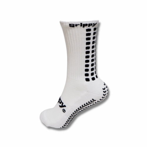 Grippy White Football Grip Socks