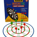HOUOEN Magnetic Dartboard Game Set – Safe Indoor Dart Board with 6
